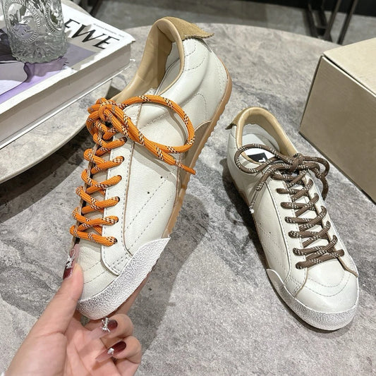 Women casual shoes flat lace up comfortable unisex Men Sneakers flat 2025 Spring
