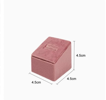 Pink Holland Velvet Ring Holder Ring Earrings Bangle Bracelet Storage Rack Jewelry Storage Display Stand Organizer for store