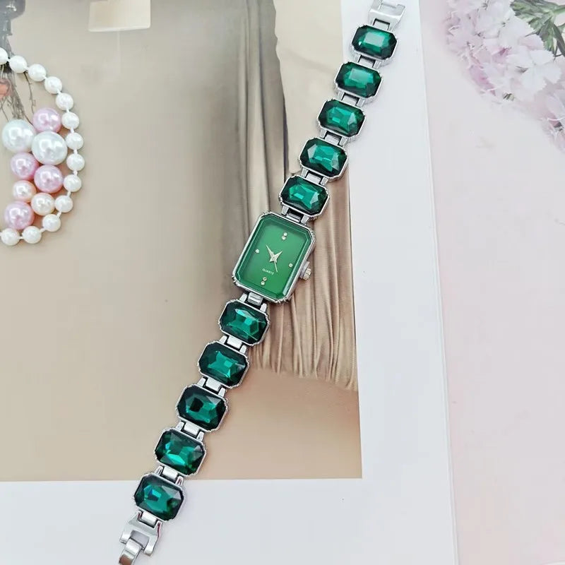 UTHAI CQ412 Fashionable Women watch, light luxury square bracelets, quartz watches, trendy clocks, gifts，watches for woman