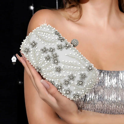 Satin Diamonds Party Hight Quality Women Day Clutch Diamonds Gift Wedding Evening Bags New Arrival Shoulder Chain Purse