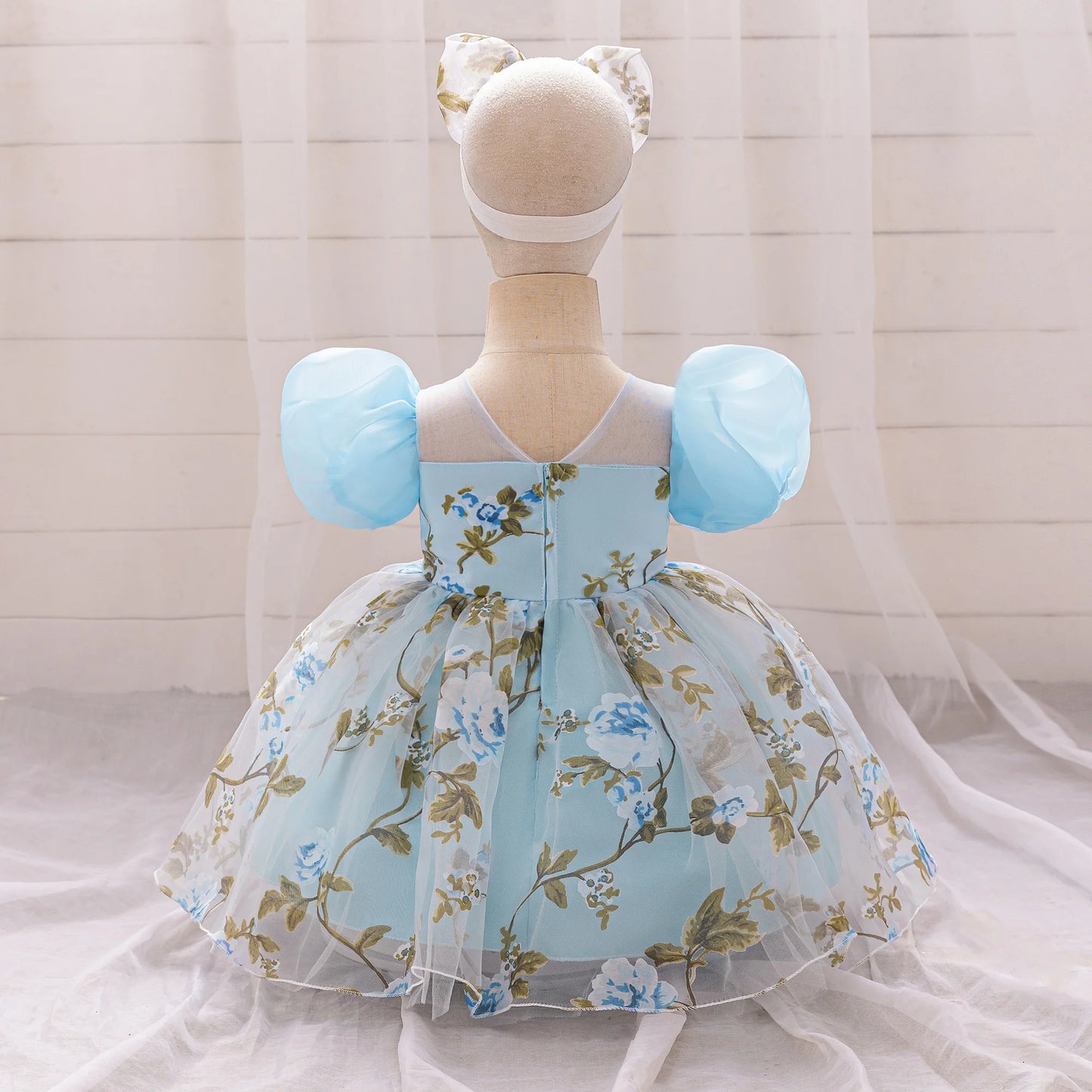 Toddler Girl Summer Casual Dresses Baby Girls Party Dress Kids Wedding Bridesmaid Floral Princess Gown Children Holiday Costumes