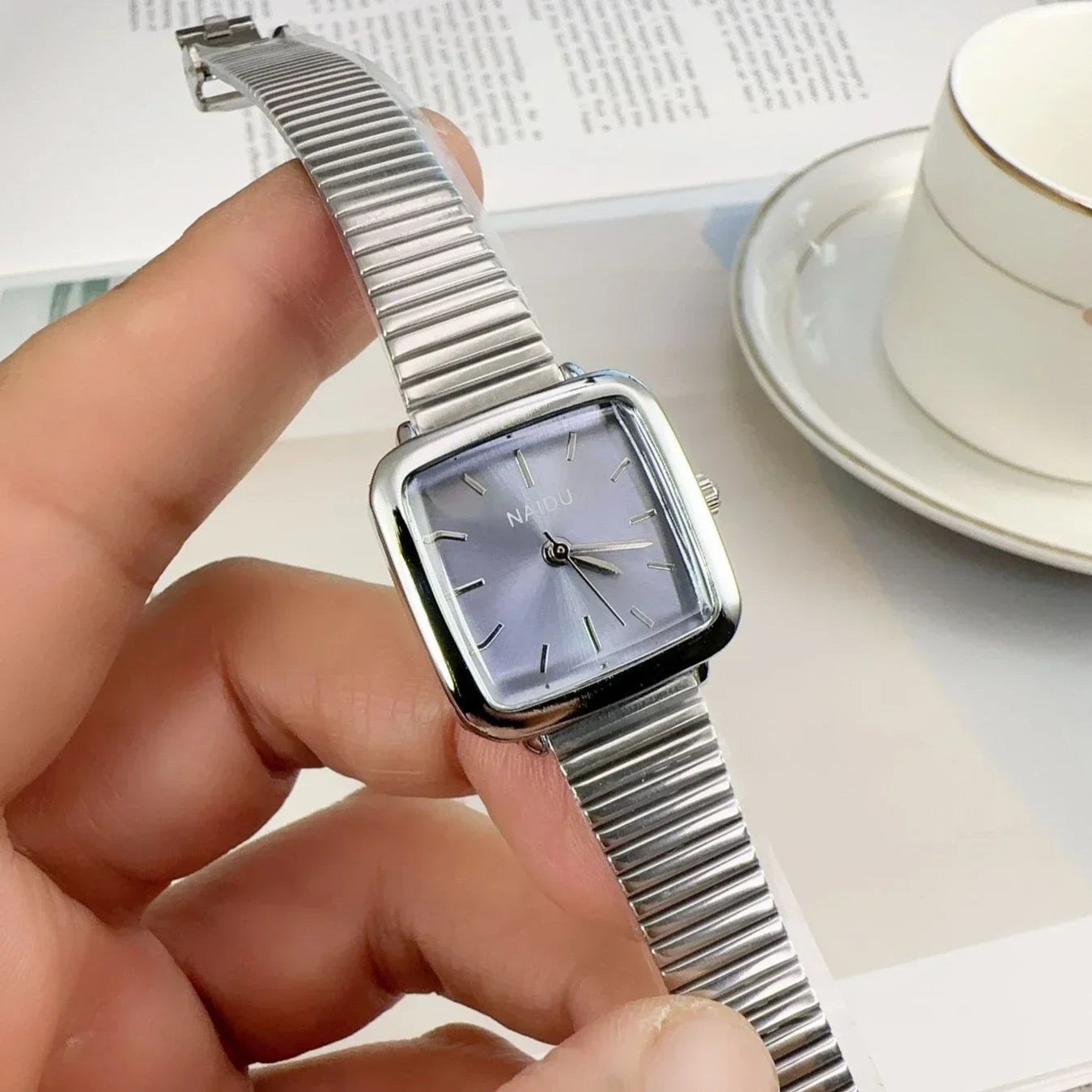 Retro Steel Strap Watch for Women Luxury Gift Square Quartz Watch Students Casual Ladies Wristwatch Dropshipping Reloj Mujer