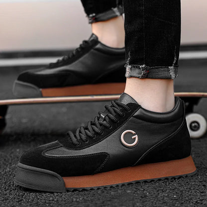 Classic Retro Brown Sneakers Men Comfortable Suede Casual Shoes Men Luxury Brand Designer Shoes For Men Platform Flats Sneakers