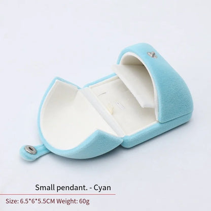 High-Grade Velvet Double Open Jewelry Gift Box, Rings Necklaces Earrings Bracelets Holder for Engagement,Christmas & Anniversary