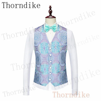 Thorndike 3 Pcs Set Blazers Pants Vest / 2022 New Men's Business Professional Classic Fashion Banquet Suits Coat Waistcoat