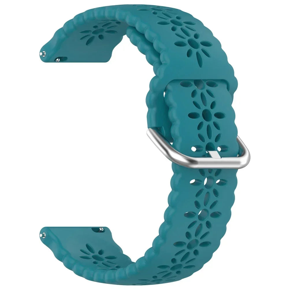 Breathable Strap 22mm for Zeblaze Vibe 7/Pro/Lite/stratos 2 3/Btalk/GTS GTR 3 Pro/Ares 3 Pro/Beyond Silicone Watch Band Bracelet