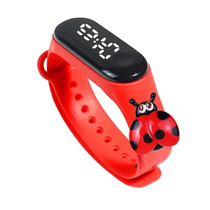 Children Electronic Watch Cartoon Doll Digital Smart Touch Screen Kids Led Watch for Boys Girls Student Waterproof Smartwatch