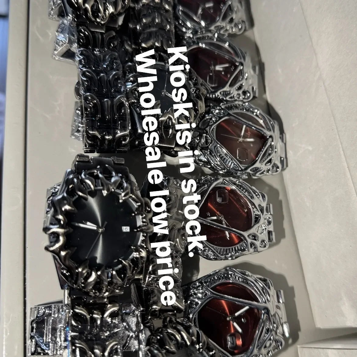 High Quality Original Y2k Quartz Watch Men Creative Shape Alabaster Unisex Medieval Niche Unique Hot Sell  AAA Clock Relógio