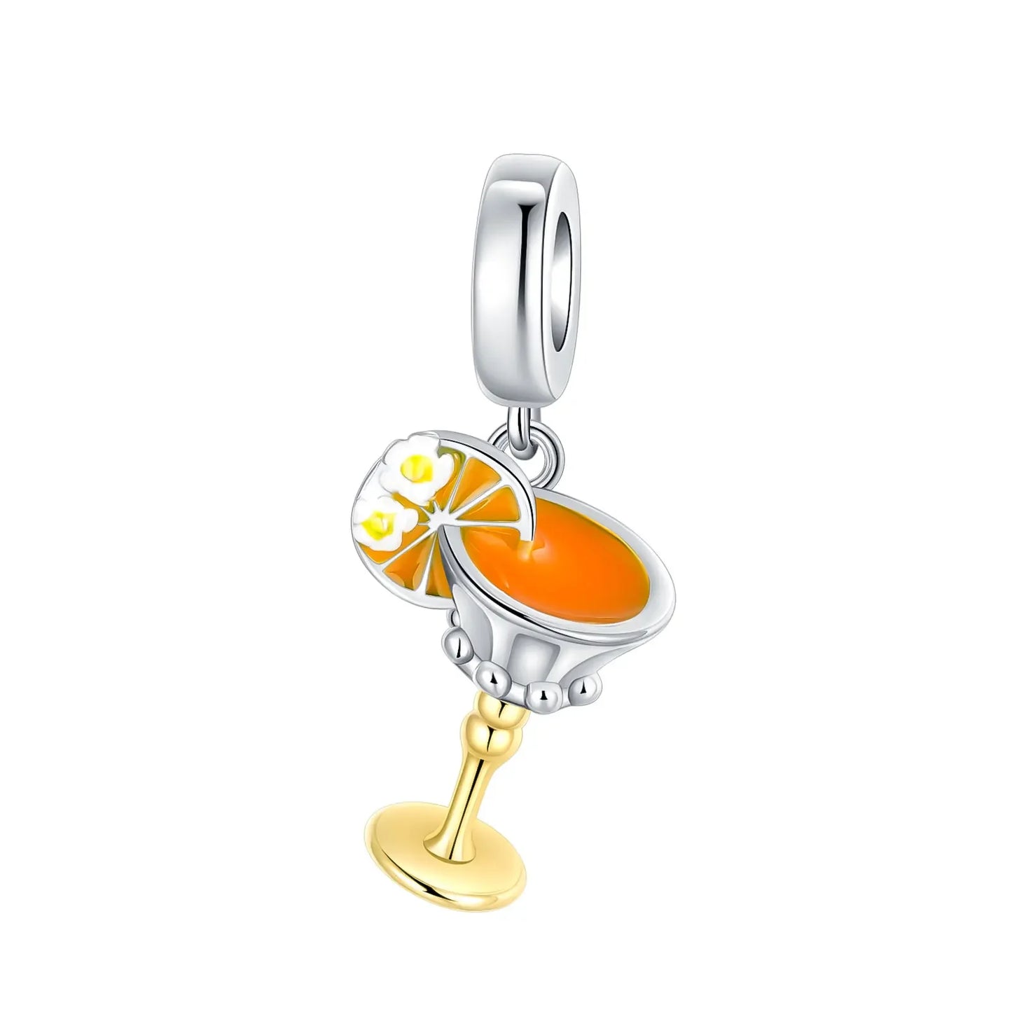 925 Sterling silve Coffee Cup Pumpkin Cart Series Charm Fit 4mm aperture Bracelet Charm Bead Necklace Diy Women Jewelry