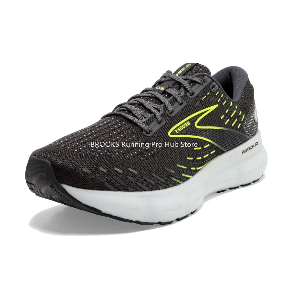 Original Brooks Men’s & Women’s Glycerin 20 Neutral Running & Walking Shoe Shock-Absorbing Marathon Professional Casual Sneakers