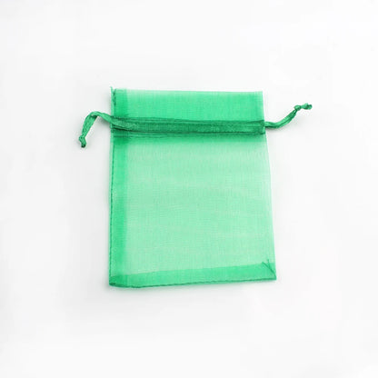 Organza Gift Bag Jewelry Packaging Bag Wedding Party Goodie Packing Favors Cake Pouches Drawable Bags Present 50pcs/lot (4 Size)
