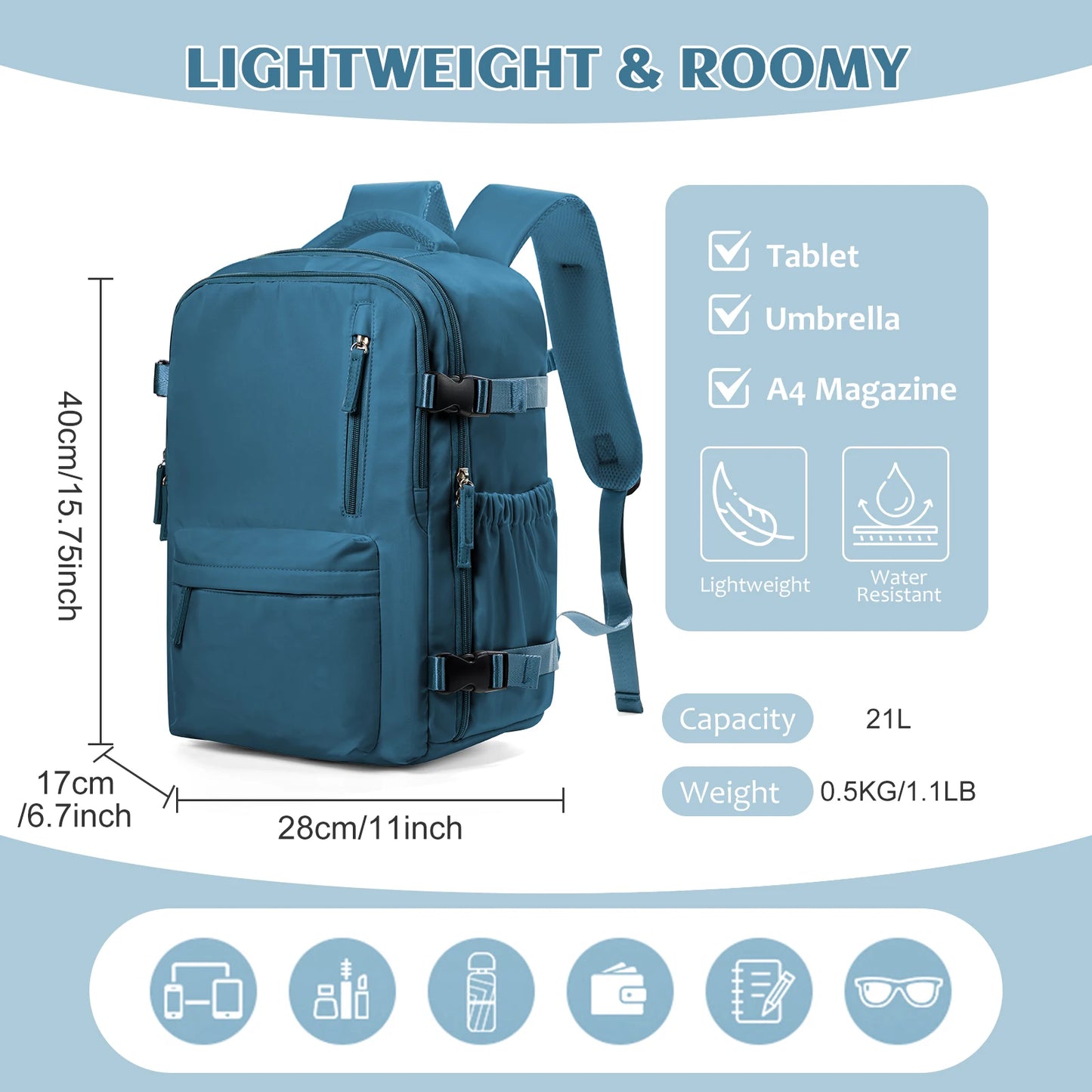 Cabin Airplane Travel Backpack 40x30x20, Hand Luggage Cabin Backpack Wizzair 40x30x20 Carry-Ons Men Women 15.6 inch Laptop Bags