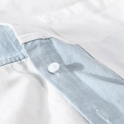 Young Style Trend Popularity Simplicity Versatile Leisure Sunlight Montage Loose Pocket Long Sleeves Men's Shirts Autumn 2024