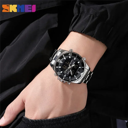 SKMEI 1850 Digital Mens Wristwatches Calendar Waterproof Quartz Sports Electronic Watches for Men Alarm Clock Relogio Masculino