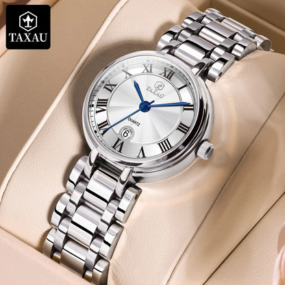 TAXAU New Original Quartz Watch for Women Best Selling Waterproof Calendar Casual Lady Wrist Watch Elegant Fashion Women's Watch