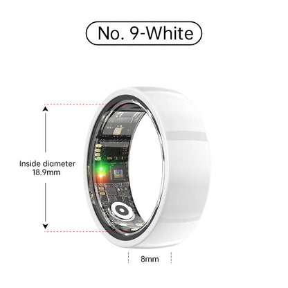 Smart Ring Bluetooth 5.1 Sleep Camera Remote Control Multiple Exercise Modes Wearable Fitness Ring