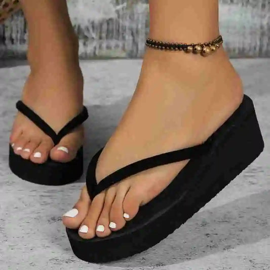 Womens Stylish Ultra Light Flip Flops Slides - Soft Indoor & Outdoor Sandals - Perfect for Beach, Pool, Vacation - Quick-Dry