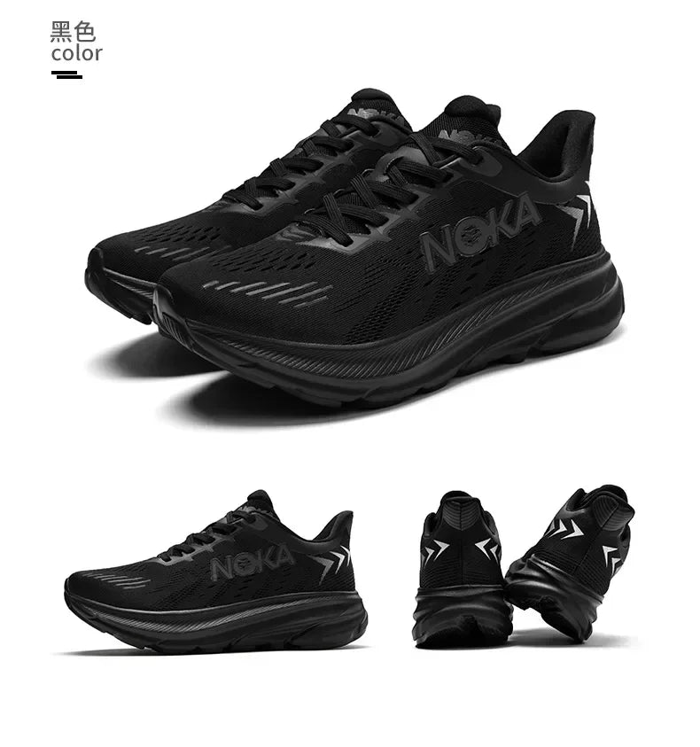 Men's Running Shoes Breathable Cushioning Couple Non-Slip Outdoor Jogging Trainer Race Sneakers Luxury shoes Mesh Off-road Shoes
