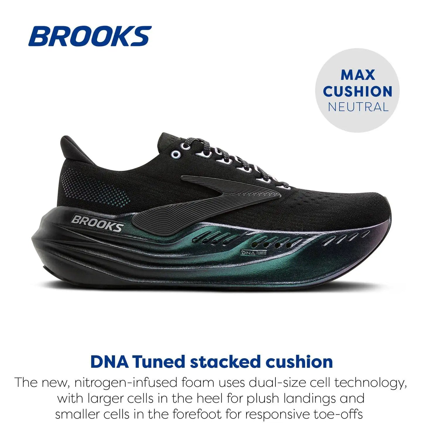 Original Brooks Glycerin Max Neutral Running Shoes Walking Shoe Men’s Women’s Casual Sneakers