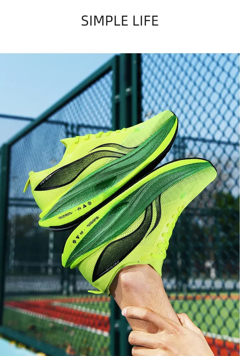 Men's Shoes Fashion Running Shoes Casual Breathable Mesh Surface Carbon Plate Rubber Outsole Red Rabbit Limited Sports Shoes