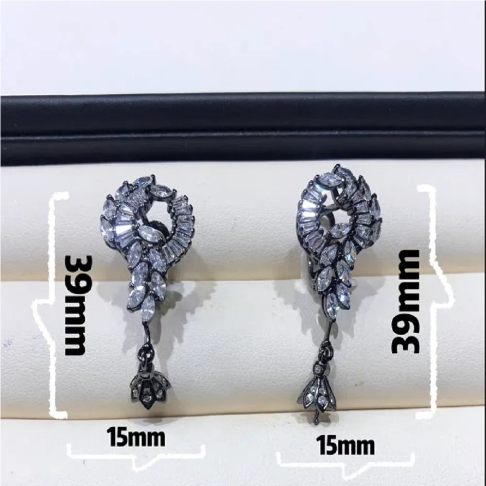 Beautiful South Sea Round AAAA 9-10mm10-11mm 11-12mm Natural White Pearl Pendant Earrings 925s