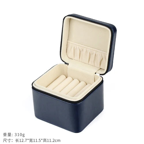 Big Size Jewelry Box Organizer Leather Jewelry Boxes for Women Bracelet Velvet Tray Display Stand Accessories Collection Gift