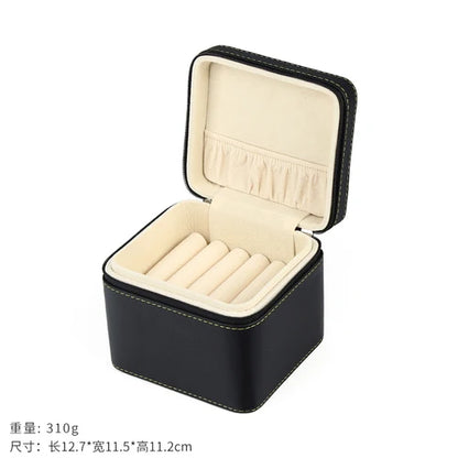 Big Size Jewelry Box Organizer Leather Jewelry Boxes for Women Bracelet Velvet Tray Display Stand Accessories Collection Gift