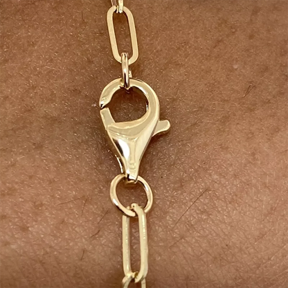 Round Cut Lab Grown Diamond Tennis Bracelet 2.2mm-4mm each DEF VS-VVS 14K Yellow Gold Prong Setting Bracelet For Women