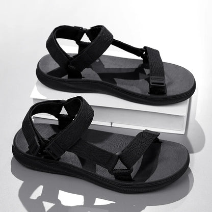 Summer Outdoor Wadable Sandals Man Arch Support Yoga Mat Insole Gladiator Open Beach Slippers Antiskid Durable Flat Men Shoe