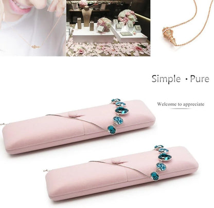 High-Grade Velvet Double Open Jewelry Gift Box, Rings Necklaces Earrings Bracelets Holder for Engagement,Christmas & Anniversary