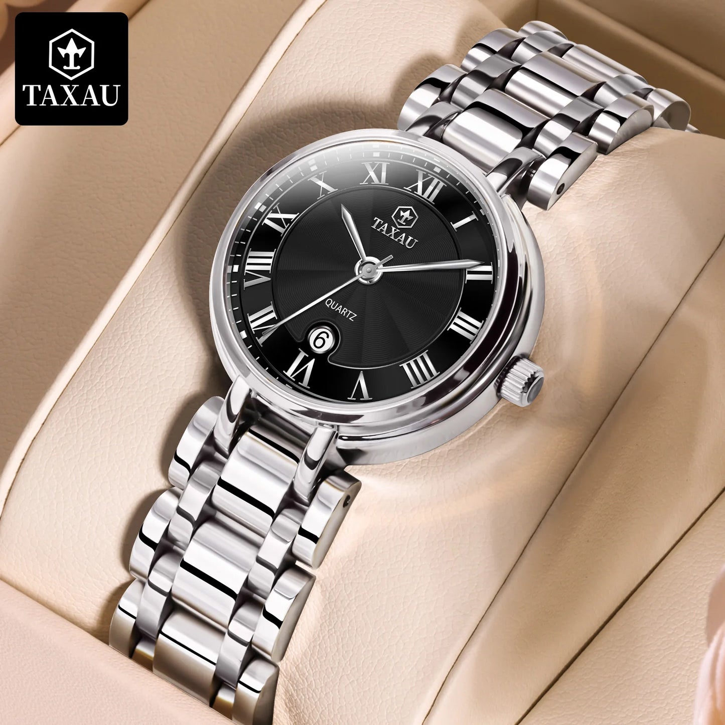 TAXAU New Original Quartz Watch for Women Best Selling Waterproof Calendar Casual Lady Wrist Watch Elegant Fashion Women's Watch