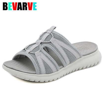 Summer Platform Women  Flat Heel Women's House Slippers Casual Women's Flip Flops Ladies Shoes On Offer