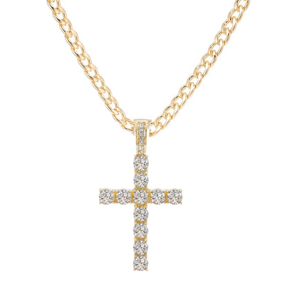 16mm Hip Hop Miami Cuban Link Chain Set Necklace +Watch+Bracelet Creative Iced Out Shiny Trendy Stylish Jewelry For Women Men