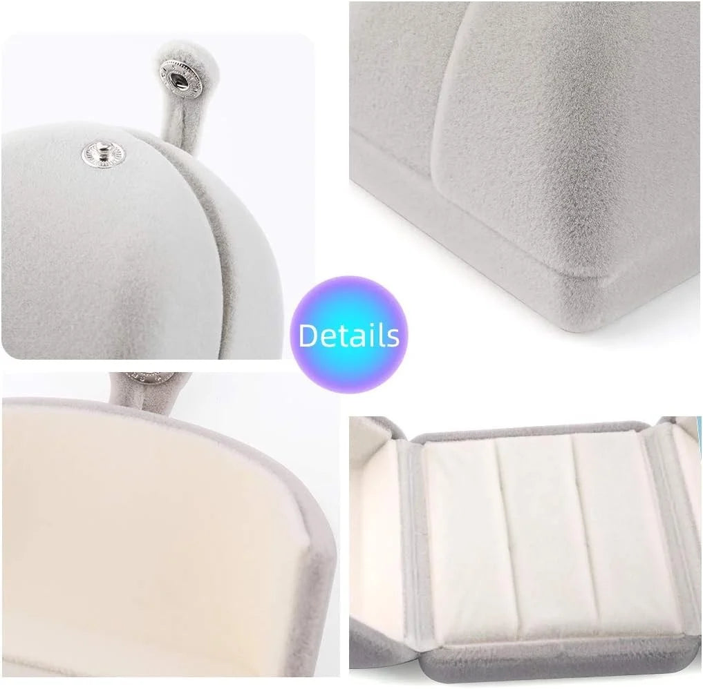 High-Grade Velvet Double Open Jewelry Gift Box, Rings Necklaces Earrings Bracelets Holder for Engagement,Christmas & Anniversary