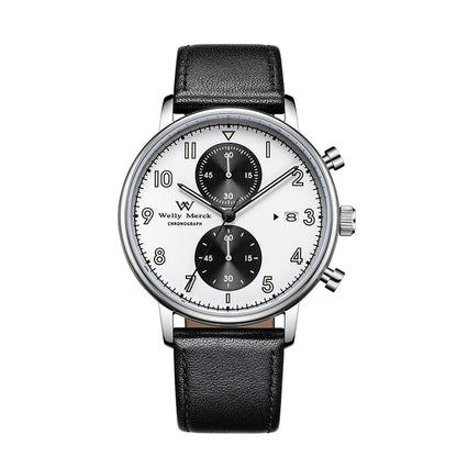 WM Watch Quartz Watches Multi-function luminous Water Resistant Classic Casual Business Man Watch Welly Merck Watcher WM063M