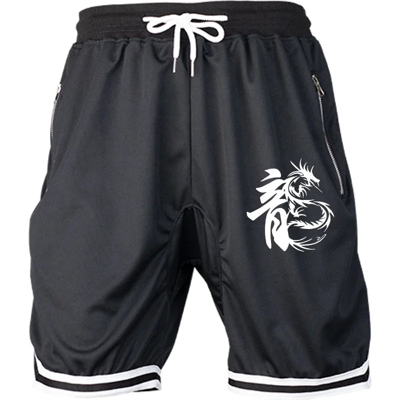 Summer Men Breathable Casual Beach Basketball Comfortable Fitness Sports Shorts Male Bermudas