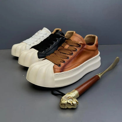 2025 Autumn Thickness All-Match Casual Low-Cut Fashion Shell Toe Men's Sneakers Shoes
