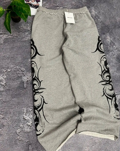 American Fashion Striped Sweatpants Men Women Loose Trend Pants Retro Casual Comfortable Durable Training Outdoor Running Pants