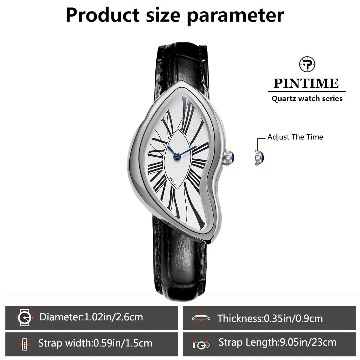 AAA Fashion y2k Twisted Case Business Mens Watches Top Luxury High Quality Quartz Watch Men Leather Waterproof Watch Clock Gift