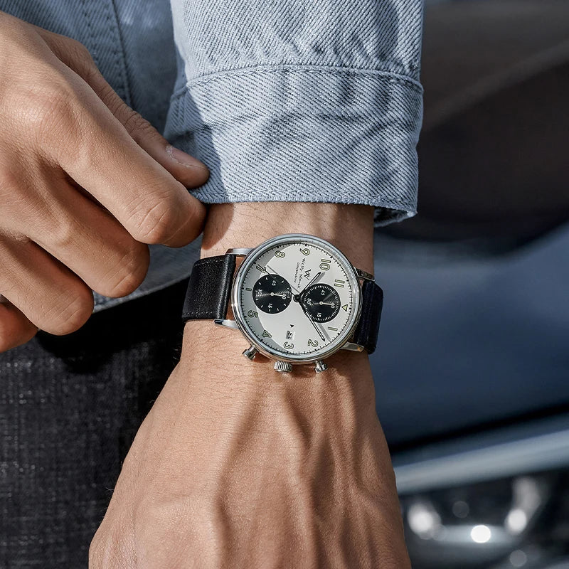 WM Watch Quartz Watches Multi-function luminous Water Resistant Classic Casual Business Man Watch Welly Merck Watcher WM063M