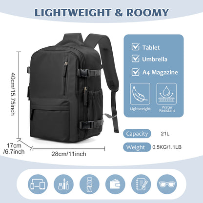 Cabin Airplane Travel Backpack 40x30x20, Hand Luggage Cabin Backpack Wizzair 40x30x20 Carry-Ons Men Women 15.6 inch Laptop Bags