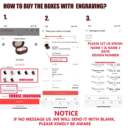 Real Walnut Wood Jewellery Box Wholesale Pendant Necklace Ring earring Gift Display Packaging Case with Velvet Interior