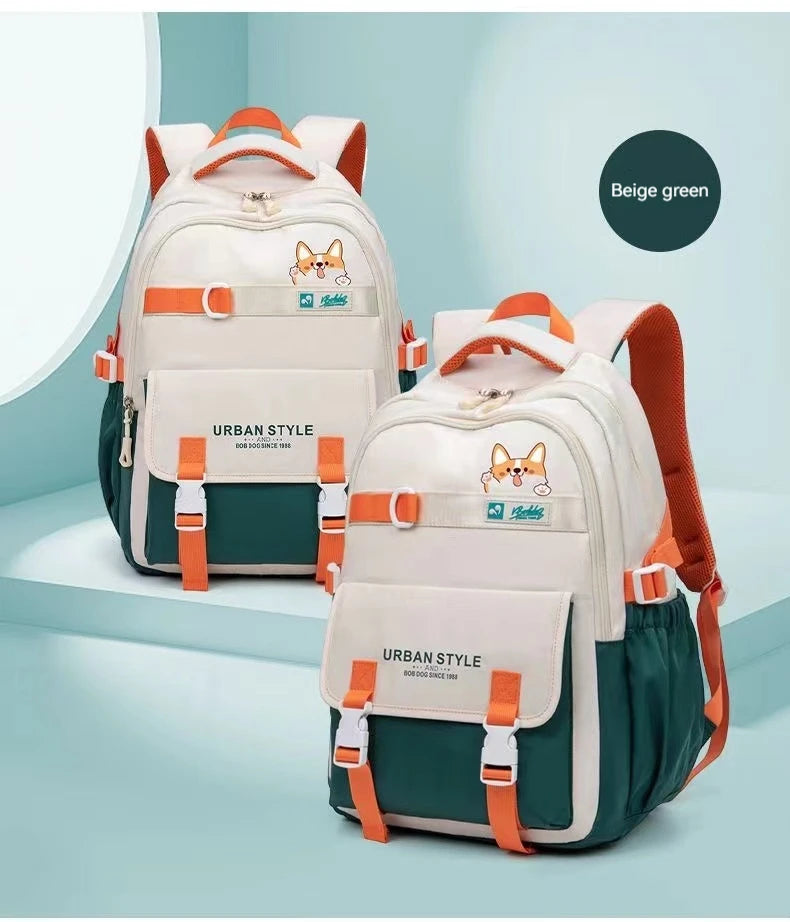 Large Capacity Backpack 2024 New College Style Female Leisure Backpack Fashion Travel Junior High School Students