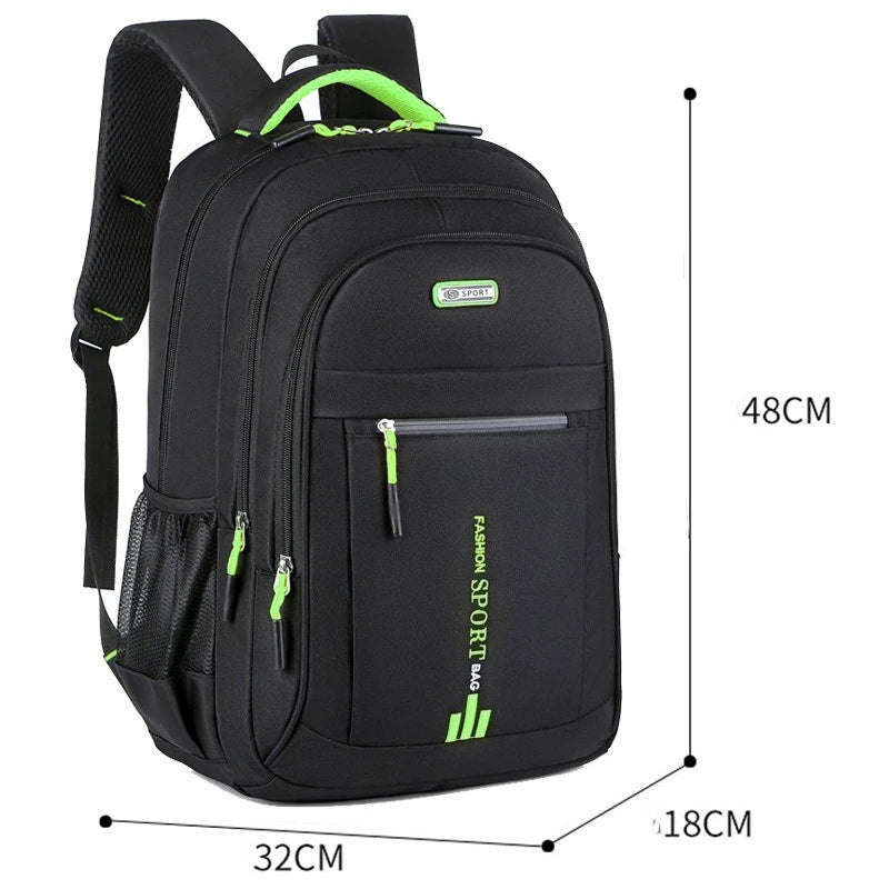 Men's Backpacks Oxford Waterproof Rucksack Business Computer Bag Casual Travel Backpack Senior HighSchool Student Schoolbag 2025