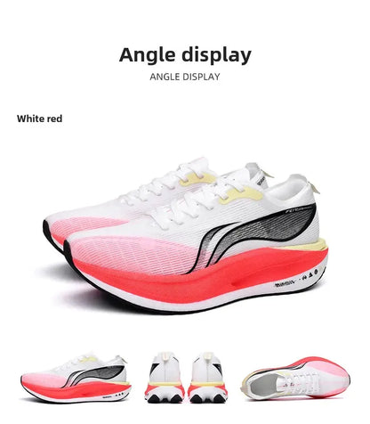 Men's Shoes Fashion Running Shoes Casual Breathable Mesh Surface Carbon Plate Rubber Outsole Red Rabbit Limited Sports Shoes