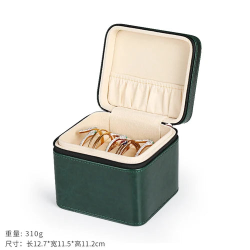 Big Size Jewelry Box Organizer Leather Jewelry Boxes for Women Bracelet Velvet Tray Display Stand Accessories Collection Gift