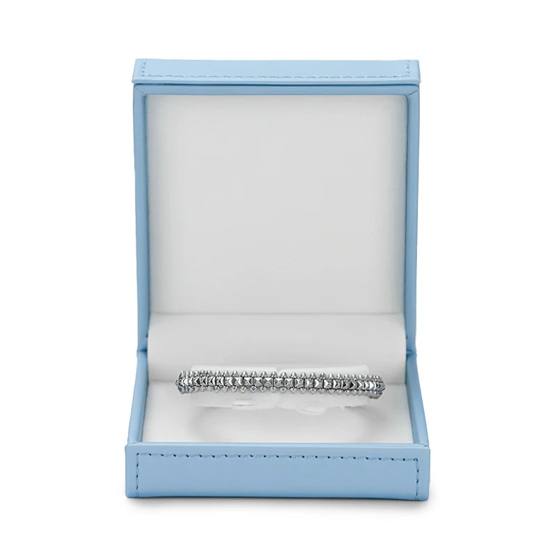 Oirlv Blue Jewelry Box Gift Boxes PU Leather Jewelry Boxes Wholesale Blue Wedding Ring Earring Bracelet Necklace Jewelry Box Set